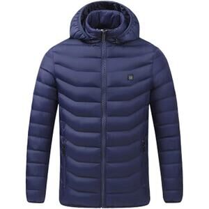 BRAND NEW ~ NWOT ~ Electric USB Navy Blue Heated Puffer Jacket Thermal Coat ~ XL